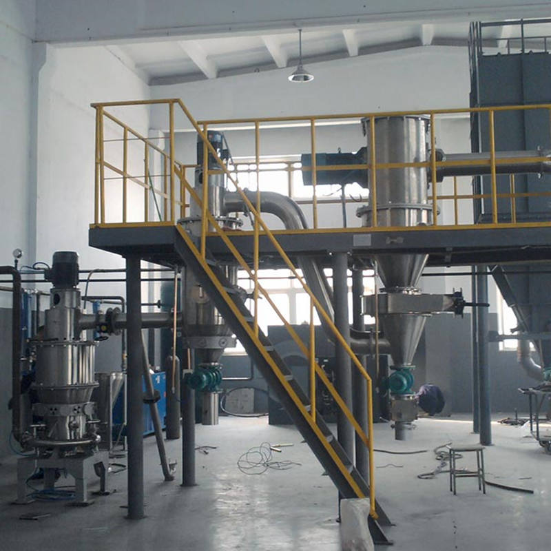 Lithium manganate ultrafine grinding production line of a high-tech new material company in Qingdao
